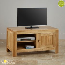Tủ Tivi Capri 1 cánh 2 ngăn gỗ sồi 1m xuất khẩu, đẹp, giá rẻ