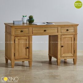 Bàn làm việc Holy 3 ngăn 2 cánh gỗ sồi 1m4 tại Hồ Chí Minh