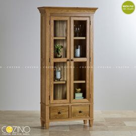 Tủ trưng bày Holy gỗ sồi 1m đẹp giá rẻ