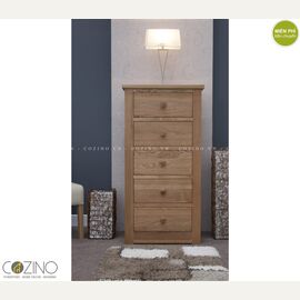 Tủ 5 ngăn kéo 5 tầng Torino gỗ sồi Mỹ- đẹp, giá rẻ tại hcm và hà nội