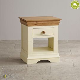 Tủ đầu giường Canary 1 ngăn gỗ sồi Mỹ- đẹp, giá rẻ tại hcm và hà nội