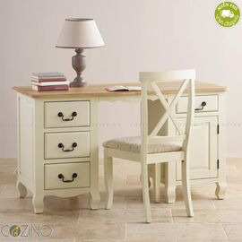 Bàn làm việc Skye có 2 tủ hông gỗ sồi- đẹp, giá rẻ tại hcm và hà nội