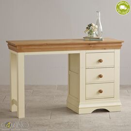 Bàn làm việc Canary có 1 tủ hông gỗ sồi Mỹ- đẹp, giá rẻ tại hcm và hà nội