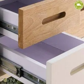 Tủ ngăn kéo Canna 2 hộc gỗ cao su- đẹp, giá rẻ tại hcm và hà nội