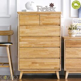 Tủ 6 ngăn kéo 5 tầng IXORA gỗ cao su- đẹp, giá rẻ tại hcm và hà nội