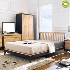 Giường Lantana 100% gỗ cao su (nhiều kích thước)- đẹp, giá rẻ tại hcm và hà nội