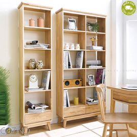 Tủ sách và trưng bày IXORA loại nhỏ gỗ cao su- đẹp, giá rẻ tại hcm và hà nội