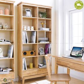 Tủ sách và trưng bày IXORA loại lớn gỗ cao su- đẹp, giá rẻ tại hcm và hà nội