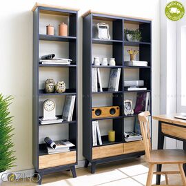 Tủ sách và trưng bày Lantana loại nhỏ gỗ cao su- đẹp, giá rẻ tại hcm và hà nội