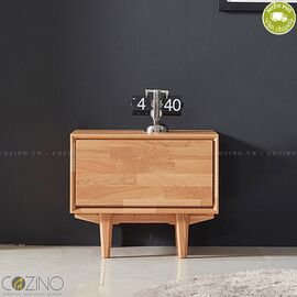 Tủ trưng bày, tủ đầu giường 1 ngăn kéo Calla gỗ cao su- đẹp, giá rẻ tại hcm và hà nội