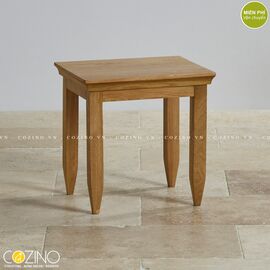 Ghế đôn bàn trang điểm Holy gỗ sồi Mỹ- đẹp, giá rẻ tại hcm và hà nội