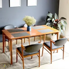Bộ bàn ăn 4 ghế Kai màu tự nhiên 1m2- đẹp, giá rẻ tại hcm và hà nội