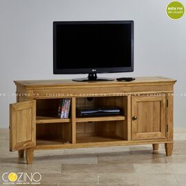 Tủ tivi 2 cánh Holy gỗ sồi Mỹ- đẹp, giá rẻ tại hcm và hà nội