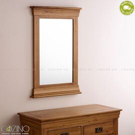 Gương treo tường French Farmhouse gỗ sồi Mỹ- đẹp, giá rẻ tại hcm và hà nội
