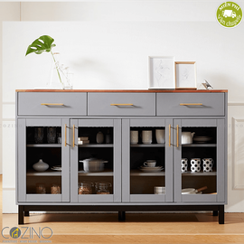 Tủ trưng bày lớn Koibu gỗ cao su- đẹp, giá rẻ tại hcm và hà nội