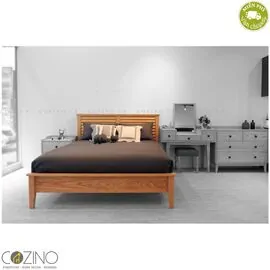 Giường đôi River gỗ sồi (nhiều kích thước)- đẹp, giá rẻ tại hcm và hà nội