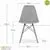 Ghế CZN-Eames màu hồng chân gỗ tại hà nội