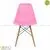 Ghế CZN-Eames màu hồng chân gỗ tại hồ chí minh