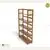 Kệ sách 5 tầng CZN563 gỗ cao su màu cánh gián tại hồ chí minh