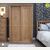 Tủ quần áo cửa lùa hai cánh nhỏ Torino gỗ sồi 1m2 đẹp giá rẻ