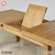 Bàn ăn mở rộng Holy 100% gỗ sồi (150 lên 200cm)- đẹp, giá rẻ tại hcm và hà nội