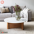 Bàn sofa, bàn trà Pivot gỗ sồi mặt đá- đẹp, giá rẻ tại hcm và hà nội