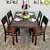 Bộ bàn ăn 4 ghế Cherry gỗ cao su nhiều màu 1m2- đẹp, giá rẻ tại hcm và hà nội