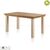 Bàn ăn mở rộng Sark 100% gỗ sồi (160 lên 210cm)- đẹp, giá rẻ tại hcm và hà nội