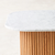 Bàn sofa, bàn trà Palermo gỗ sồi mặt đá- đẹp, giá rẻ tại hcm và hà nội
