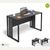 Bàn làm việc CZN-Hidu mặt gỗ tự nhiên sơn đen, chân thép- đẹp, giá rẻ tại hcm và hà nội