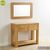 Gương treo tường Emley khung gỗ sồi Mỹ 90x60cm- đẹp, giá rẻ tại hcm và hà nội