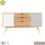 Tủ trưng bày lưu trữ SENJA gỗ tự nhiên  3 ngăn 2 cánh trắng-xám- đẹp, giá rẻ tại hcm và hà nội