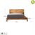 Giường đôi Calla liền tủ đầu giường gỗ cao su (nhiều kích thước)- đẹp, giá rẻ tại hcm và hà nội