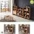 Tủ kệ sách, tủ trưng bày 3x2 ngăn Calla gỗ cao su- đẹp, giá rẻ tại hcm và hà nội