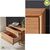 Tủ 2 ngăn kéo Calla gỗ cao su- đẹp, giá rẻ tại hcm và hà nội