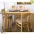 Bộ bàn ghế ăn Cabin 4 ghế màu tự nhiên (nhiều kích thước)- đẹp, giá rẻ tại hcm và hà nội