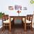 Bàn ăn Cabin gỗ cao su sơn màu xoan đào nhiều kích thước- đẹp, giá rẻ tại hcm và hà nội