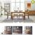 Bộ bàn ăn 4 chỗ Calla gỗ cao su- đẹp, giá rẻ tại hcm và hà nội