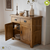 Tủ chén nhỏ Original Rustic gỗ sồi Mỹ1m- đẹp, giá rẻ tại hcm và hà nội