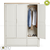 Tủ quần áo Hove 3 cánh 2 ngăn kéo gỗ sồi 1m4 (nhiều kích thước)- đẹp, giá rẻ tại hcm và hà nội