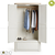 Tủ quần áo Hove 2 cánh 1 ngăn kéo gỗ sồi Mỹ 80cm (nhiều kích thước)- đẹp, giá rẻ tại hcm và hà nội