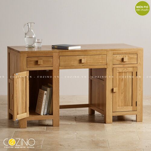 Bàn làm việc Capri gỗ sồi 1m4 tại hồ chí minh