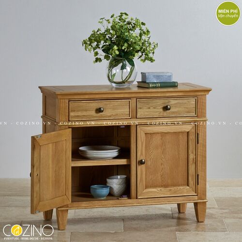 Tủ lưu trữ đa năng Holy 2 cánh 2 ngăn gỗ sồi đẹp giá rẻ