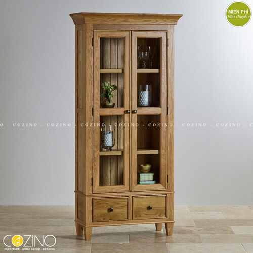 Tủ trưng bày Holy gỗ sồi 1m đẹp giá rẻ