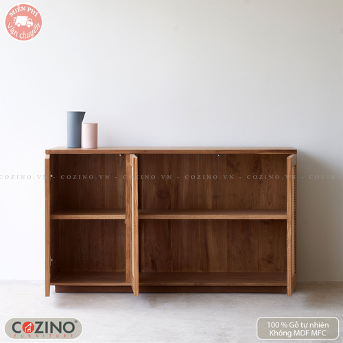 Tủ trưng bày lưu trữ Rattan 3 cánh mây- đẹp, giá rẻ tại hcm và hà nội
