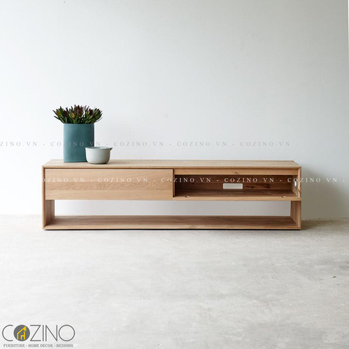 Tủ kệ tivi Nordic 2 ngăn kéo- đẹp, giá rẻ tại hcm và hà nội