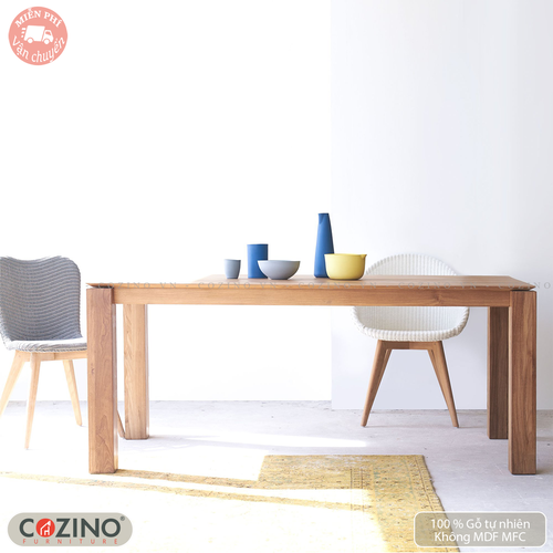 Bàn ăn  Slice gỗ sồi (chọn kích thước)- đẹp, giá rẻ tại hcm và hà nội