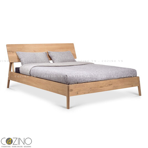 Giường đôi Shrub gỗ sồi- đẹp, giá rẻ tại hcm và hà nội