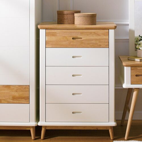 Tủ ngăn kéo Canna 5 hộc gỗ cao su- đẹp, giá rẻ tại hcm và hà nội