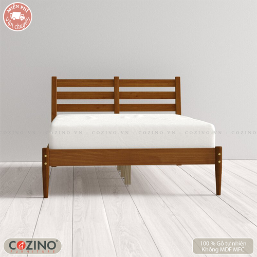 Giường đôi Aliya gỗ sồi nhiều kích thước- đẹp, giá rẻ tại hcm và hà nội
